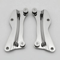Motorcycle Backrest Mounting Brackets Detachable Sissy Bar Mounting Hardware Polished Quick Release Brackets for Riders