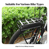Mountain Bike Front Rack Long-Lasting Construction Front Bike Rack Easy to Install Side Protection Rails for Commuters