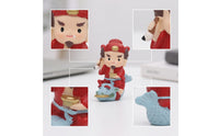 Scholar Figurine Traditional Chinese Style Figurine Painted for Collectors