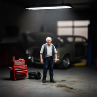 Miniature Man Miniature People Vivid Diorama Figure for Collectors, Dioramas