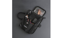 Makeup Organizer Bag Portable Cosmetic Organizer with Clear Panel Transparent Case for on-Set