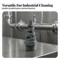 Silicon Carbide Spiral Nozzle Wear-Resistant Desulfurization Spray Nozzle Anti-Clogging Spraying Head for Gas Cooling