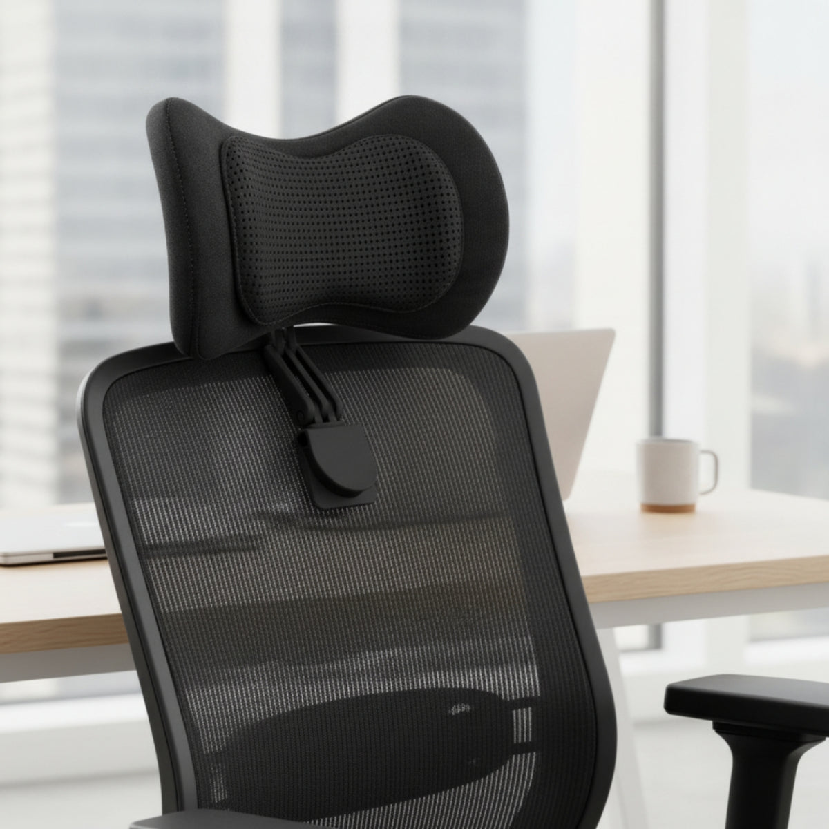 Office Chair Headrest Ergonomic Chair Headrest Pillow Breathable for Gaming Professionals