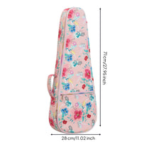 Padded Ukuleles Bag Floral Ukuleles Gig Bag Portable for Music Lessons