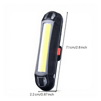 USB rechargeable waterproof tail light