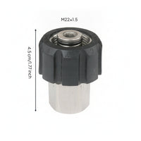 Hardware Compact Long-Lasting Pressure Washer Adapter Threaded Cleaning Accessory
