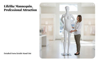 Mannequin Lightweight Maternity Display Form Matte Finish Maternity Dress Form for Clothing S, Online Merchants, Boutiques, Commerce Shows