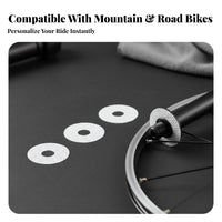 Cycle Valve Sticker Self Bike Rim Valve Hole Sticker Water Resistant for Mountain Bikers, Road Cyclists, Triathlon