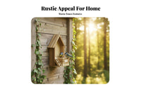 Easy to Assemble Paintable Hanging avian Shelter Family Activity DIY Wooden House Kit Great Gift concept Garden Accessory Educational and Fun for Nature Lovers, Gardeners, Backyard, Patio, Balcony, School activitys