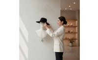 Wall-Mounted Mannequin Head Stand Mannequin with Wall Mount Stylish Hat Display Stand for Retail Store