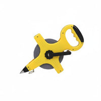 Hand Crank Measuring Reel Ground Anchor Opening Reel Tape Measure Casing for Construction Workers, Surveyors