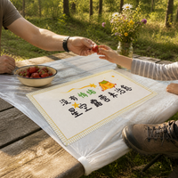 Outdoor Camping Picnic Tablecloth Waterproof Oil-Proof Sunscreen Foldable Table Mat