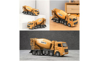 Alloy Truck with Rotating Drum Detailed Cement Mixer Toy Collectible Mixer Truck Toy Sturdy for Toddlers, Display, Sandbox