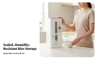 Rice Dispenser Moisture-Resistant Closure Ed Rice Storage Container Grain Storage Container Food-Grade Material Airtight