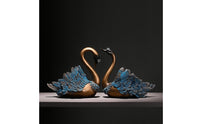 Swan Ornament Shiny Swan Ornaments Unique Tabletop Ornament for Homeowners, Art Collectors
