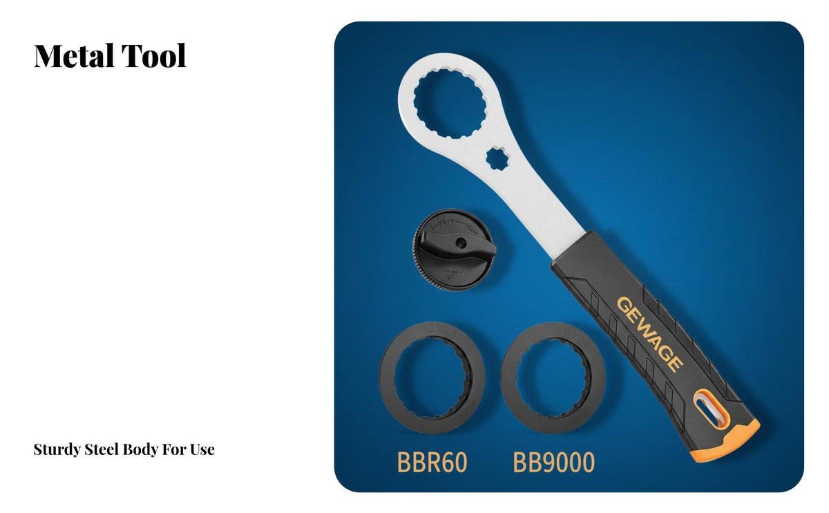 Bottom Bracket Wrench Non-Slip Handle Hollowtech II Removal Tool Hollowtech II Wrench Exact Machined for Home Repair