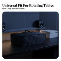 Turntable Dust Cover Dustproof Record Player Cover Waterproof Record Player Dust Guard for Audiophiles, DJs, Storage, Studio Use, Travel