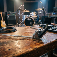 Cymbal Extension Bracket Metal Cymbal Mount with Knurled Rod Extra Reach Drum Hardware for Drummers, Studios