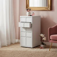 Under Desk Drawer Cabinet Multi Layer Steel Storage Cabinet
