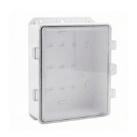 Rainproof Electrical Box with Transparent Cover Corrosion-Resistant ABS Plastic Enclosure with Latch for DIYers