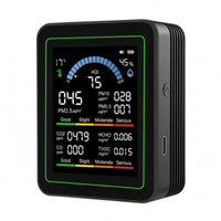 10-in-1 Air Quality Monitor Multi-Sensor Air Quality Monitor CO2 Sensor Real-Time Display Smart
