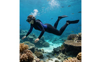 Hooded Wetsuit 3mm Full Body Wetsuit Thermal Full Body Diving Suit for Surfing, Spearfishing