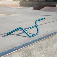BMX Handlebar 22.2mm Handlebar with Grips Ergonomic for Street Riding