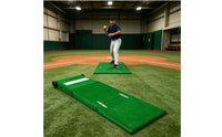 Portable Folding Pitching Mound Anti-Slip Pitching Mound Mat Foldable Sports Gear for, Practice