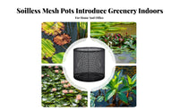 4 Piece Water Lily Planting Pots Plant Mesh Bags Lotus Growing Container