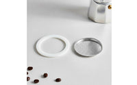 2 Pieces Leak Proof Stovetop Pot Gasket and Filter Set Easy to Replace Silicone Sealing Seal and Filter Plate