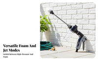Foam Cannon Wand Switchable Rinse and Rich Lather for Vehicle Detailing