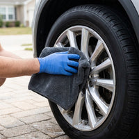 Fast-Drying Car Drying Towel Microfibre Cloth, 1000 GRAMS PER SQUARE METER TWO-LAYER 50x60cm Super-Fine Plain Weave