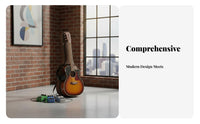 41 Inch Folk Guitar Bag Thick Padding 41 Inch Guitar Bag Musical Instrument Accessory Neck Support Pillow Water-Resistant