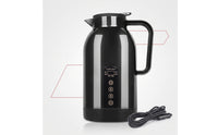 Vehicle Electric Kettle 12V-24V Electric Travel Kettle Temperature Holding Hot for Truckers, Commuters, Road Trips, Truck