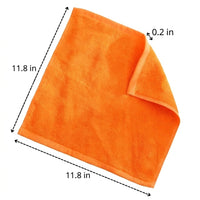 Quick Dry Face Cloths and Hand Towels, 30x30cm Face Towels for Kindergarten and Hotel, 21-Strand Multi-Ply Plain Weave for Kitchen Use