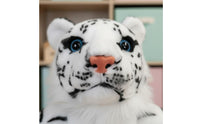 Tiger Stuffed Backpack Cute Design Lifelike Tiger Knapsack Comfort Toy Stuffed Animal Bag for Young Children, Girls, School, Outings, Travel