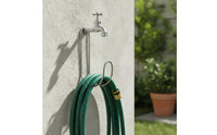 Hose Hook Rustproof Metal Garden Hose Holder Hardware Heavy-Duty Weatherproof for Gardeners, Garage, Patio