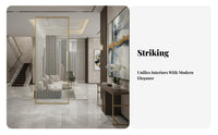 Integrated LED Lighting Illuminated Fluted Glass Panel Modern Aesthetic Space Partition Freestanding Room Divider Sturdy Frame for Interior Designers, Business Owners, Entrance Hall, Restaurant, Bedroom, Studio Apartment
