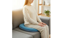 Pressure Relief Seat Cushion Ergonomic Design Donut Cushion Washable Cover Coccyx Support Pillow for Bedridden Patients, Home Care, Hospital Bed