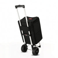Foldable Shopping Cart Portable Handcart Lightweight for Shoppers, Seniors