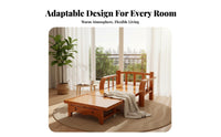 Double-DutyPurpose Single Sleeper Chair Space-Saving Pull-extendable Armchair Bed Foldable Design transformable Sofa Easy Conversion for Apartment Dwellers, Students, Office Workers, Balcony, Small Spaces, Guest Room, Bedroom