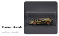 Acrylic Display Case Dust-Resistant Transparent Showcase Car Showcase Scratch-Resistant Transparent Showcase Model Enclosure for Collectors