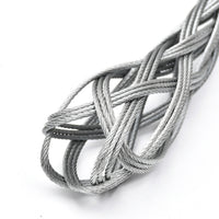 Steel Braided Cable Mesh Sleeve Stainless Steel Woven Wire Sleeve Wire Protection Cable Pulling Sleeve for Maintenance Tasks