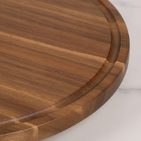 Wooden Rotating Dessert Display Stand Round Dessert Display Tray Wood-Grain Rotating Cake Stand Stable for Birthday Parties