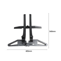 Bike Stand with Adjustable Cradle Freestanding Two-Wheeler Parking Stand Bike Parking Rack Non-Slip Space-Saving for Cyclists