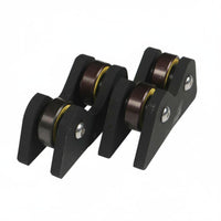2 Pieces Double-Wheel Design Snooker Cue Straightness Tester Portable Cue Straightness Checker Lightweight