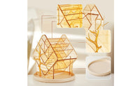 Spinning Rotating Cosmetic Organizer Transparent Rotating Makeup Organizer Acrylic Makeup Tiered Structure with Shelves Clear for Women