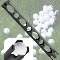 Detachable Golf Ball Picker Tube Plastic Golf Ball Collector Tube Cylindrical Sports Equipment Oval Openings