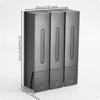 Refillable Wall Mounted Soap Dispenser Slim Wall Soap Dispenser Sturdy Removable for Hotel