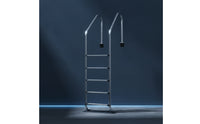 5-Step Pool Ladder Rust Resistant Swimming Pool Ladder with Handrail Easy to Install for Contractors, Backyard Pools